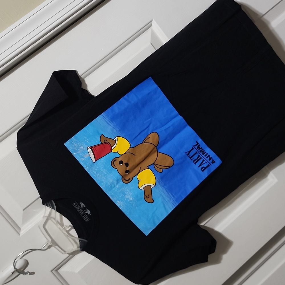 Riot Society unisex Party Animal Nirvana parody Size S